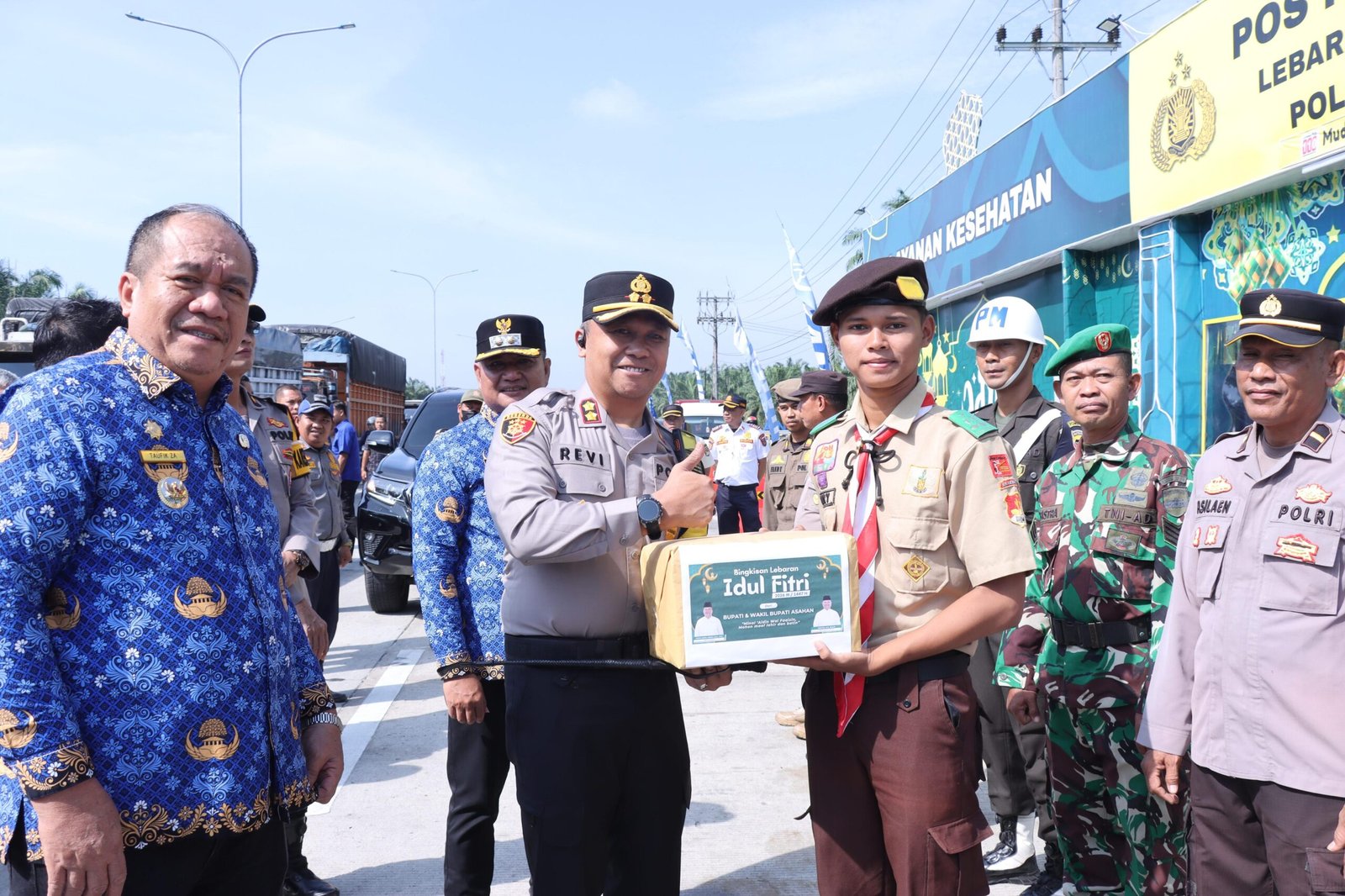 Kapolres Asahan Bersama Forkopimda Tinjau Pospam hingga Gudang Bulog, Pastikan Pengamanan Mudik dan Stok Pangan Aman Jelang Lebaran 2026
