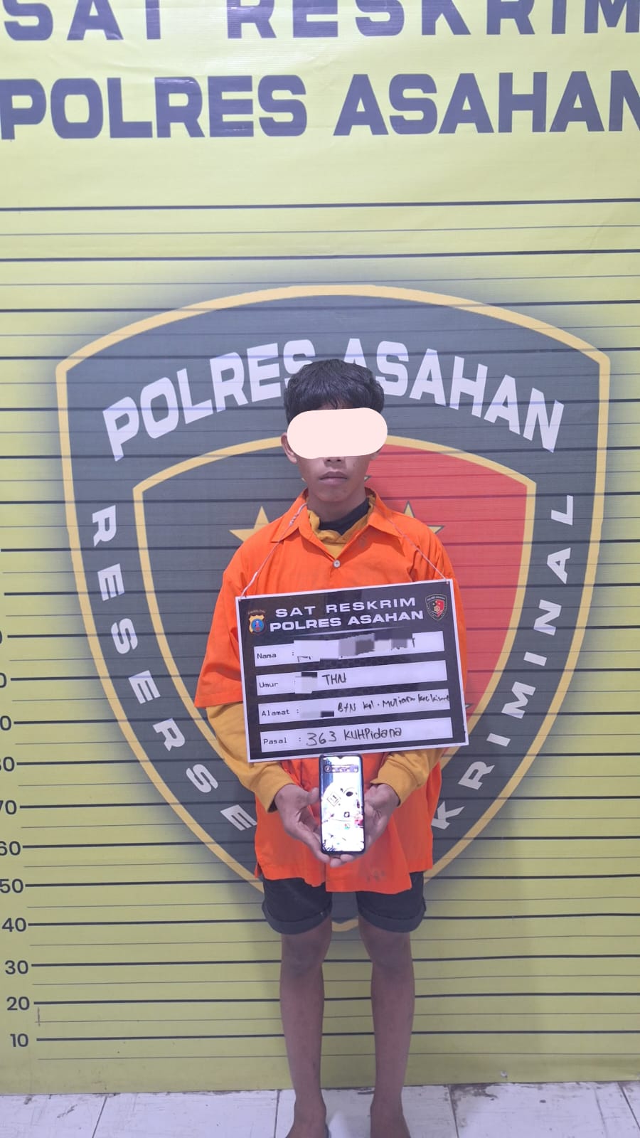 Polres Asahan Ungkap Kasus Pencurian dengan Pemberatan, Pelaku Diamankan