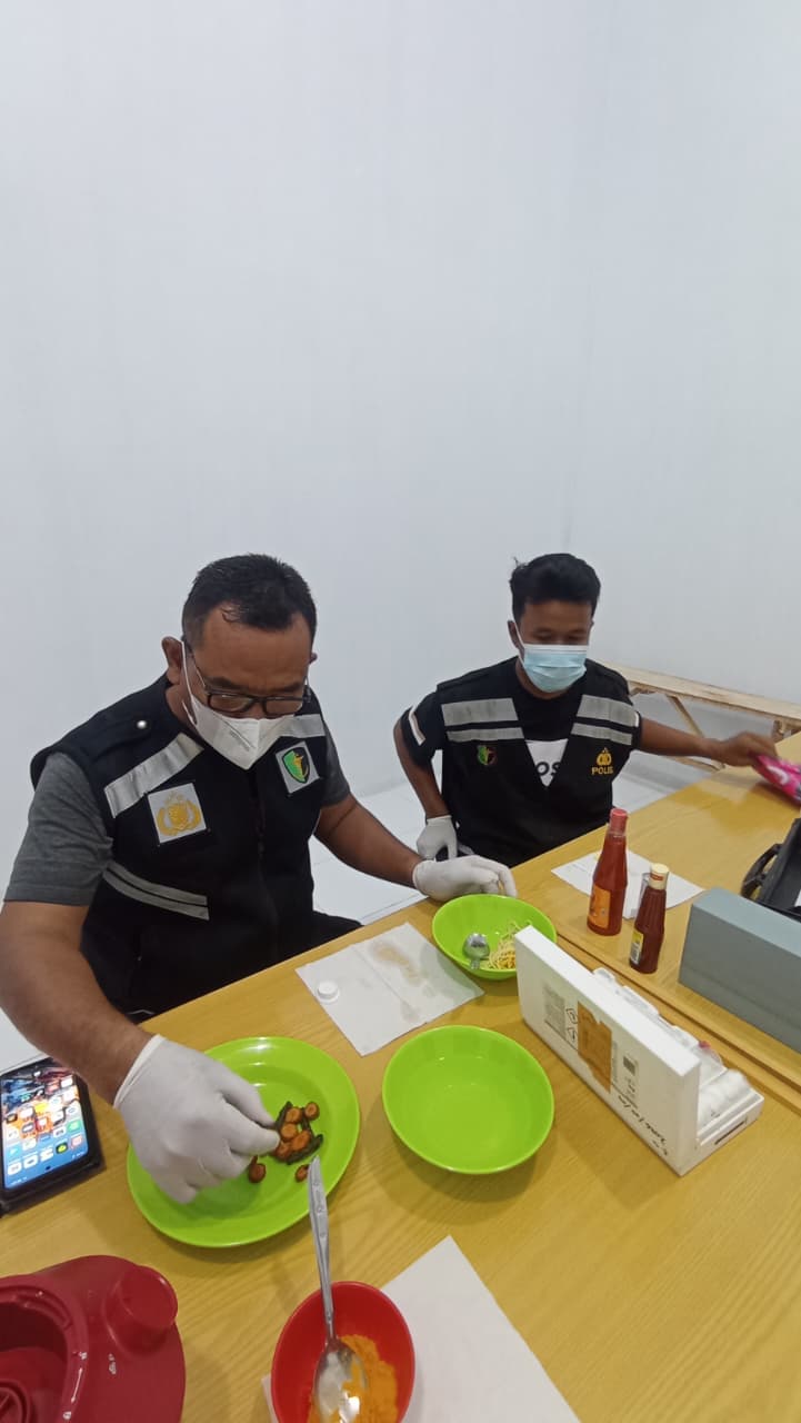 Polres Asahan Gelar Pemeriksaan Safety Food dan Pemberian Makanan Bergizi Gratis di Gedung SPPG